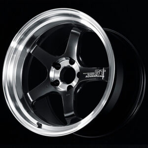 advan gt beyond r wheel (concave 2) 18x10.5 / offset +34 / 5x120 (diamond cut & dark platinum black)