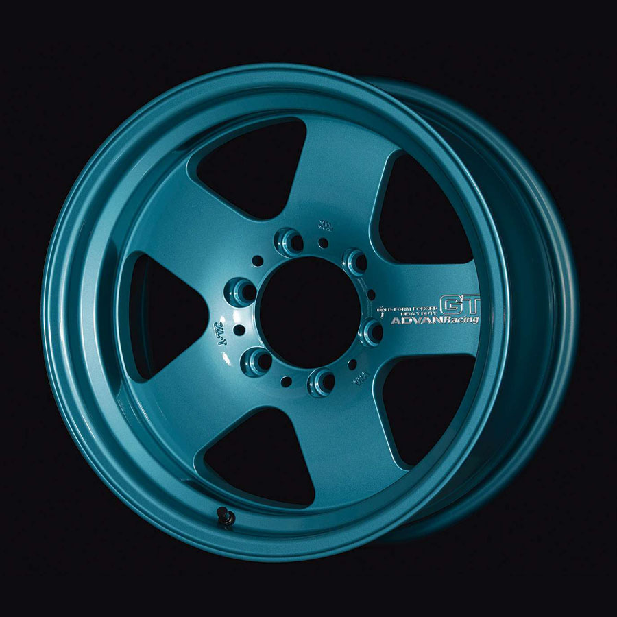 advan gt heavy duty wheel 17x8.0 / offset +20 / 6x139.7 (racing turquoise) advan gt heavy duty wheel 17x8.0 / offset +20 / 6x139.7 (racing turquoise)