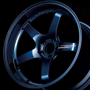 advan gt premium wheel 20x10.0 / offset +32 / 5x120 (racing titanium blue)