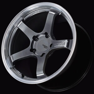 advan gt wheel for porsche 18x10.0 / offset +52 / 5x130 (machining & hyper platinum black)