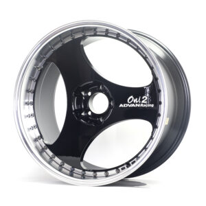 advan oni2 progressive wheel (std) 20x9.5 / offset +25 / 5x114.3 (machining & racing gloss black)