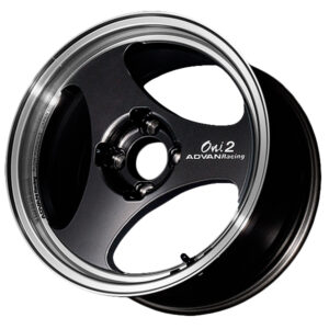 advan oni2 wheel 15x6.0 / offset +45 / 4x100 (machining & black gunmetallic)
