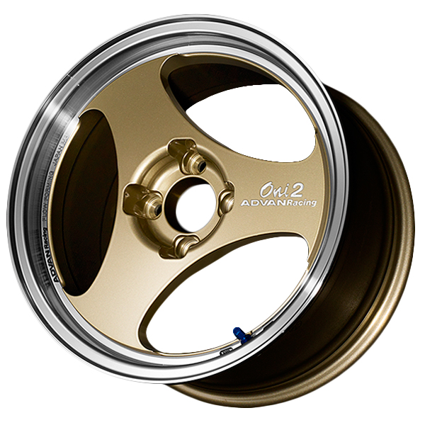 advan oni2 wheel 15x7.0 / offset +30 / 4x100 (machining & champagne gold) advan oni2 wheel 15x7.0 / offset +30 / 4x100 (machining & champagne gold)