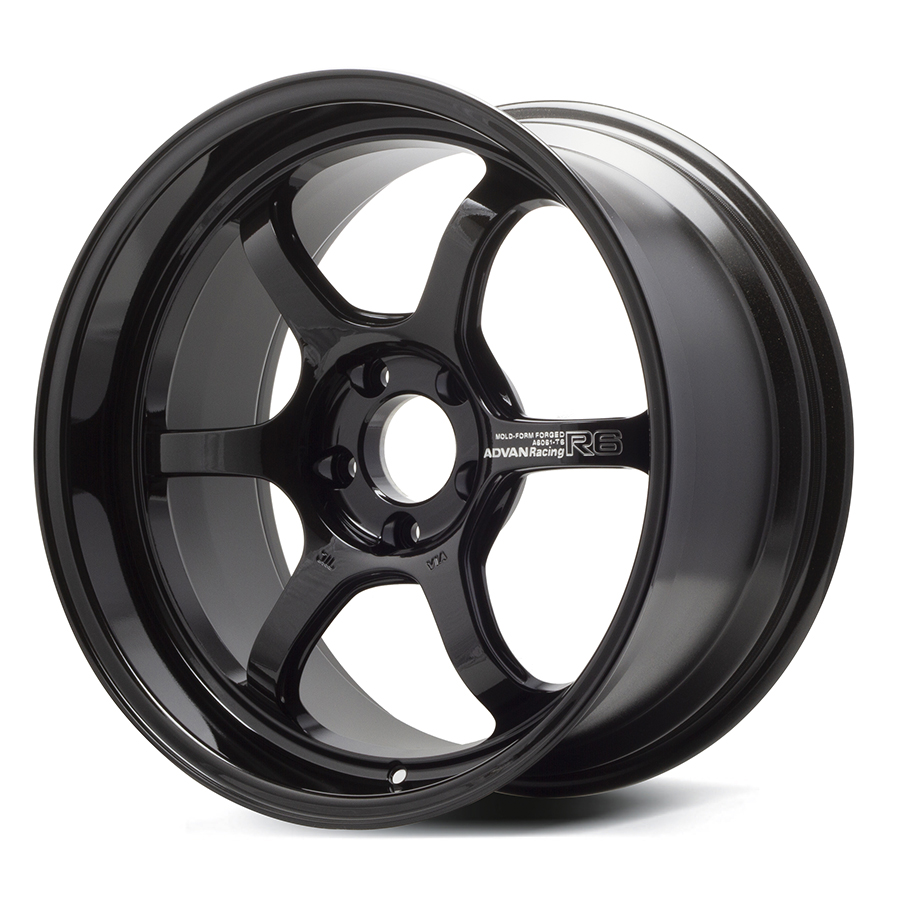 advan racing r6 wheel 18x10.0 / offset +35 / 5x114.3 (racing titanium black) advan racing r6 wheel 18x10.0 / offset +35 / 5x114.3 (racing titanium black)