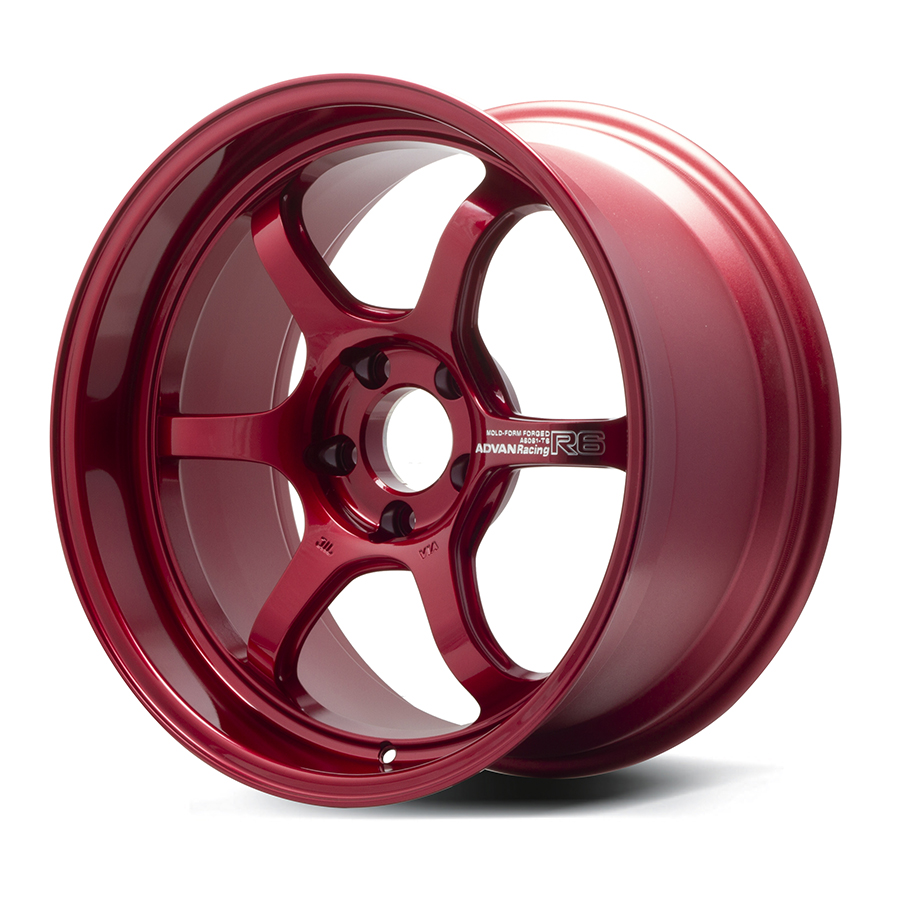advan racing r6 wheel 18x9.5 / offset +45 / 5x100 (racing candy red) advan racing r6 wheel 18x9.5 / offset +45 / 5x100 (racing candy red)