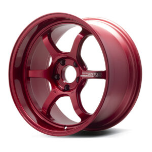 advan racing r6 wheel 18x9.5 / offset +45 / 5x114.3 (racing candy red)