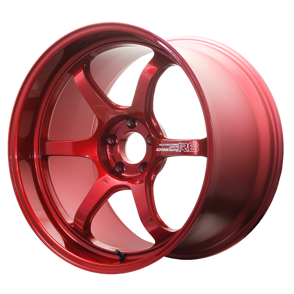 advan racing r6 wheel 20x10.5 / offset +24 / 5x114.3 (racing candy red) advan racing r6 wheel 20x10.5 / offset +24 / 5x114.3 (racing candy red)