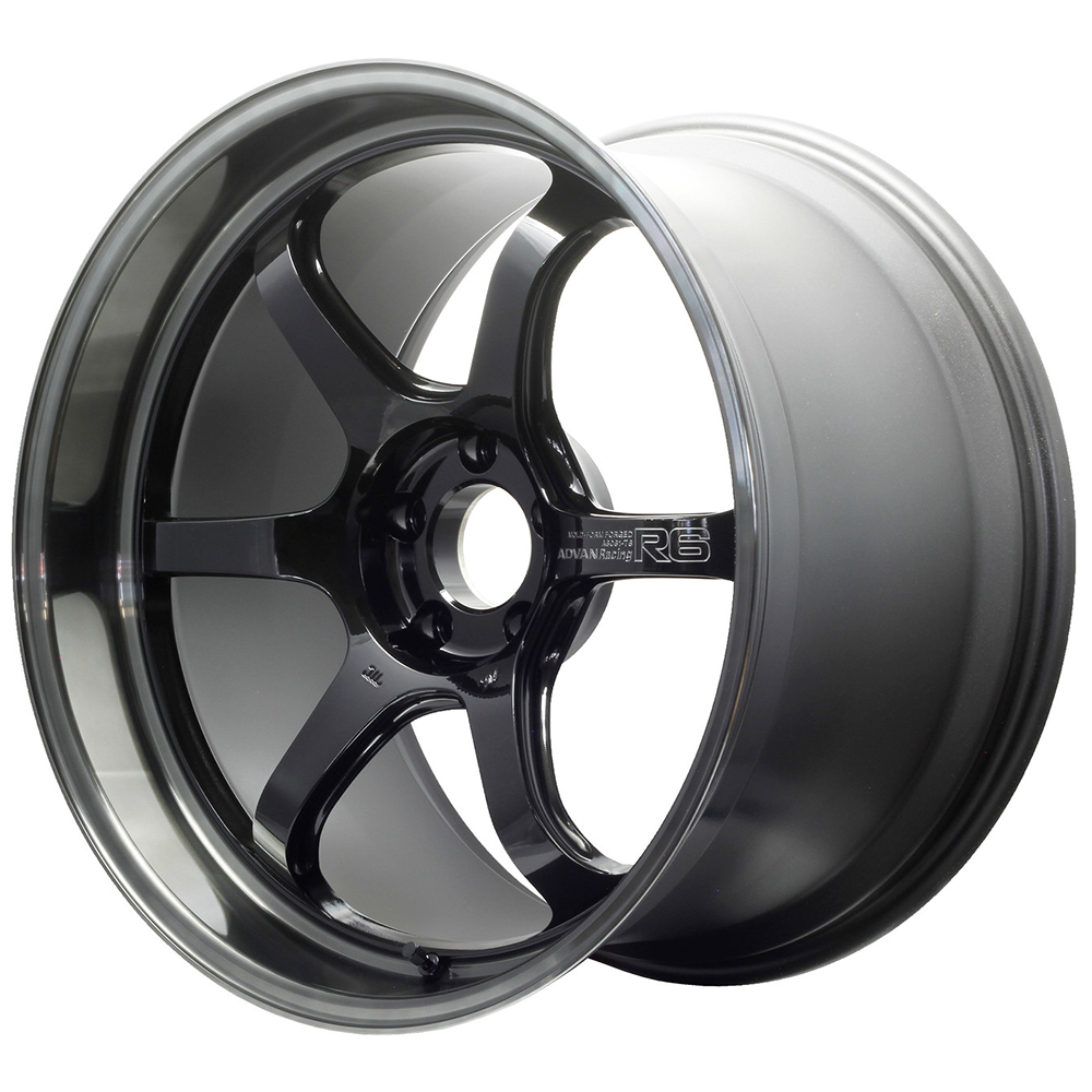 advan racing r6 wheel 20x9.5 / offset +22 / 5x120 (machining & black coated graphite) advan racing r6 wheel 20x9.5 / offset +22 / 5x120 (machining & black coated graphite)