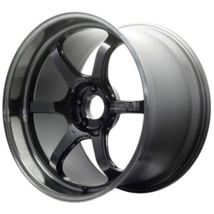 advan racing r6 wheel 20x9.5 / offset +28 / 5x114.3 (machining & black coated graphite)