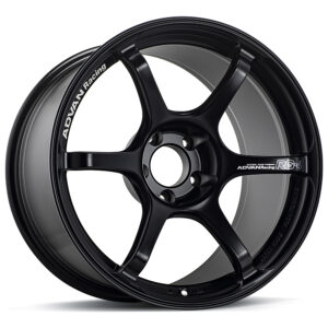 advan rg 4 wheel (std face) 18x7.5 / offset +47 / 5x114.3 (semi gloss black)