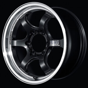advan rg d2 truck wheel 17x8.0 / offset +20 / 6x139.7 (machining & black gunmetallic)