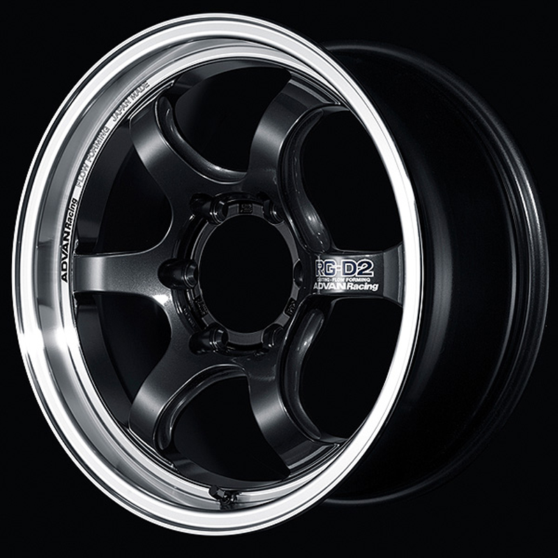 advan rg d2 truck wheel 17x8.0 / offset +20 / 6x139.7 (machining & black gunmetallic) advan rg d2 truck wheel 17x8.0 / offset +20 / 6x139.7 (machining & black gunmetallic)