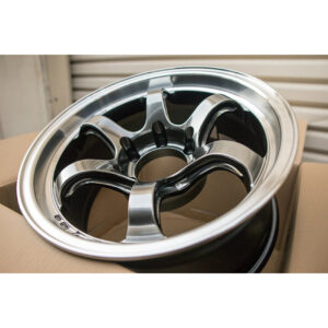 advan rg d2 truck wheel 17x8.5 / offset 10 / 6x139.7 (machining & racing hyper black)