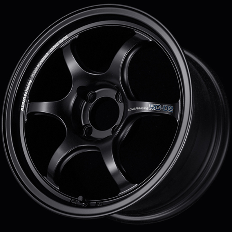 advan rg d2 wheel (std face) 17x7.5 / offset +38 / 4x100 (semi gloss black) advan rg d2 wheel (std face) 17x7.5 / offset +38 / 4x100 (semi gloss black)