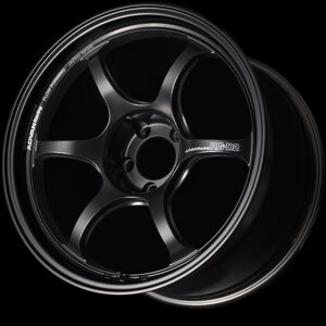 advan rg d2 wheel (std face) 18x8.5 / offset +35 / 5x120 (semi gloss black)