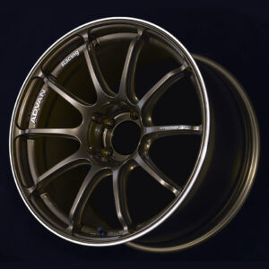 advan rsiii wheel 18x7.5 / offset +48 / 5x112 (umber bronze metallic & ring)