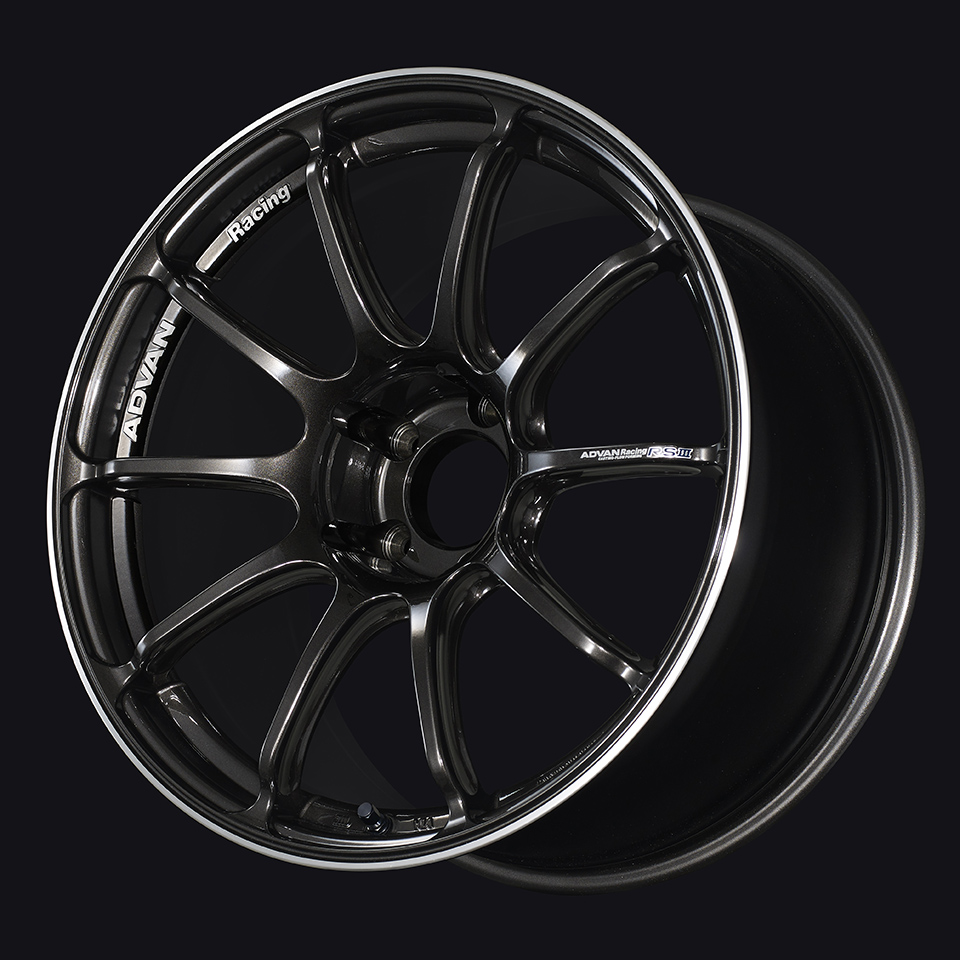 advan rsiii wheel 18x8.0 / offset +37 / 5x100 (black gunmetallic & ring) advan rsiii wheel 18x8.0 / offset +37 / 5x100 (black gunmetallic & ring)