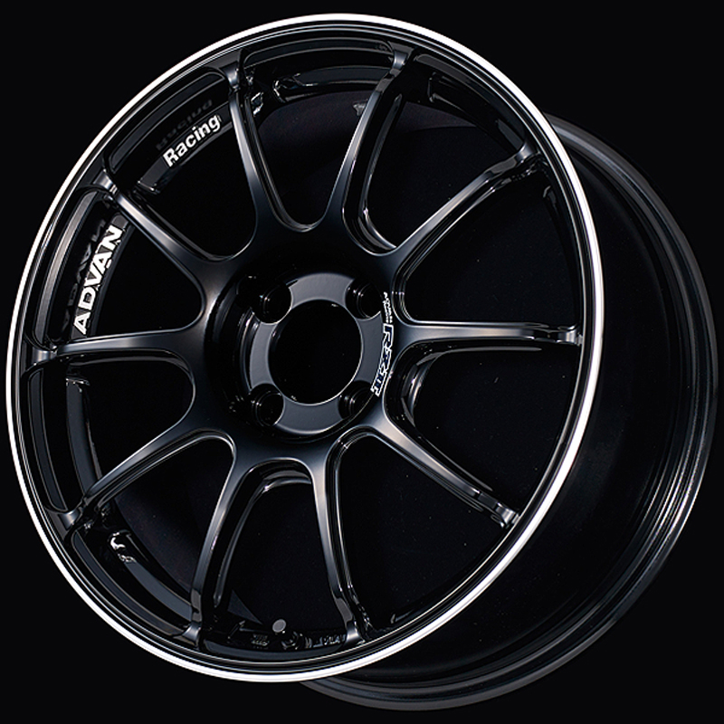 advan rzii wheel (gtr face) 15x7.0 / offset +30 / 4x100 (racing gloss black & ring) advan rzii wheel (gtr face) 15x7.0 / offset +30 / 4x100 (racing gloss black & ring)