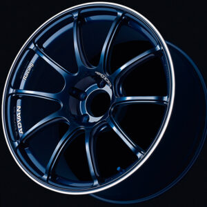 advan rzii wheel (gtr face) 17x9.0 / offset +52 / 5x100 (racing indigo blue & ring)