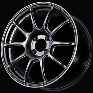 advan rzii wheel (std face) 15x5.5 / offset +45 / 4x100 (racing hyper black & ring)
