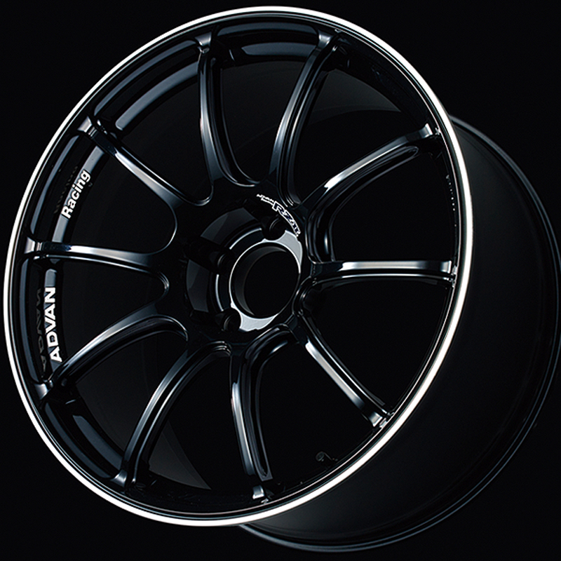 advan rzii wheel (std face) 18x8.0 / offset +42 / 5x112 (racing gloss black & ring) advan rzii wheel (std face) 18x8.0 / offset +42 / 5x112 (racing gloss black & ring)
