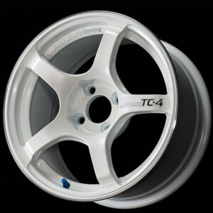 advan tc 4 wheel 15x5.0 / offset +45 / 4x100 (racing white metallic & ring)