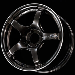 advan tc 4 wheel 15x5.5 / offset +45 / 4x100 (black gunmetallic & ring)