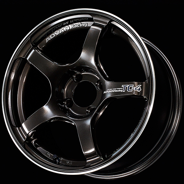 advan tc 4 wheel 15x5.5 / offset +45 / 4x100 (black gunmetallic & ring) advan tc 4 wheel 15x5.5 / offset +45 / 4x100 (black gunmetallic & ring)
