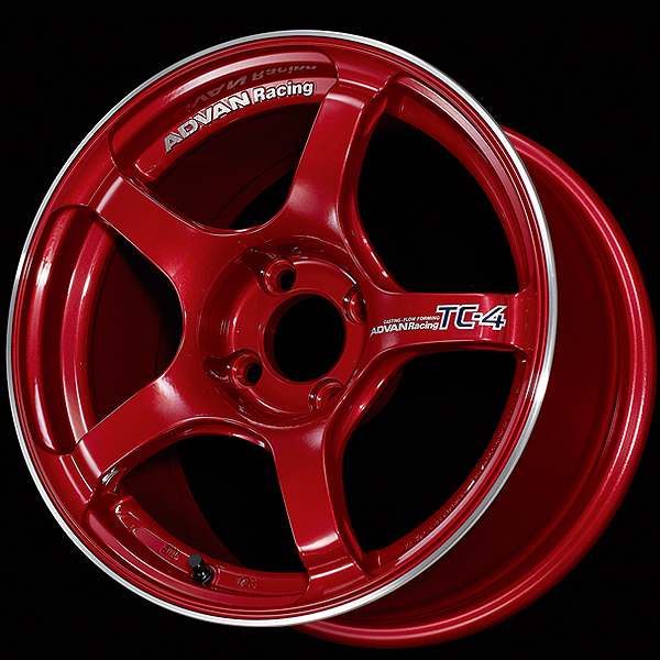 advan tc 4 wheel 15x6.0 / offset +45 / 4x100 (racing candy red & ring) advan tc 4 wheel 15x6.0 / offset +45 / 4x100 (racing candy red & ring)