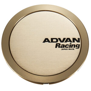 advan center cap full flat cap (light gold alumite) 73mm