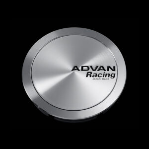 advan center cap full flat cap (platinum silver) 73mm