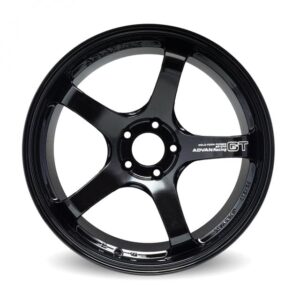 advan gt beyond 18x10.5 +24 5 114.3 racing titanium black wheel