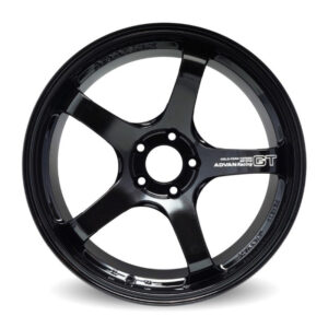 advan gt beyond 18x9.5 +29 5 114.3 racing titanium black wheel