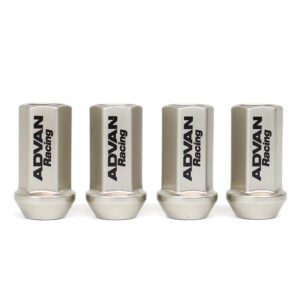 advan racing lug nuts 12x1.25 17mm (champagne gold) 4 pack