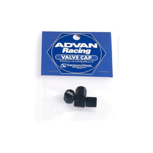 advan racing valve stem cap set black