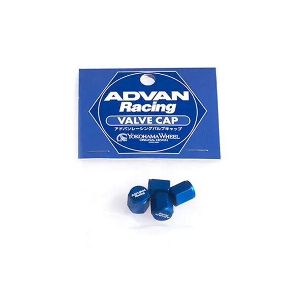 Stem Racing Wheels Advan Racing Valve Stem Cap Set – Blue - Advan Wheels